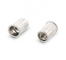 Заклепка М12х24мм Art. 1021 A2 нержавеющая с уменьшенным потайным бортиком и насечками, резьбовая