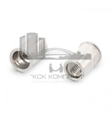 Заклепка М8х15.5мм Art. 1021 A2 нержавеющая с уменьшенным потайным бортиком и насечками, резьбовая