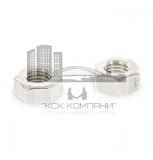 Гайка М7 A/F 11 DIN 934 A2-80 нержавеющая, шестигранная с крупной резьбой