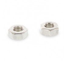 Гайка М1.6 A/F 3,2 DIN 934 A4 нержавеющая, шестигранная с крупной резьбой