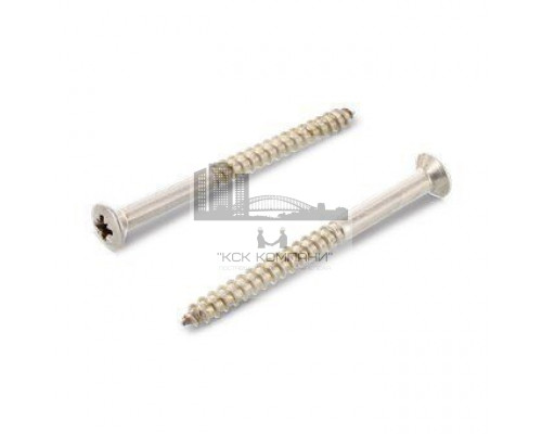 DIN 7995 A2 4,5X50 Z Шуруп по дереву с полупотайной головой и крестообразным шлицем PZ