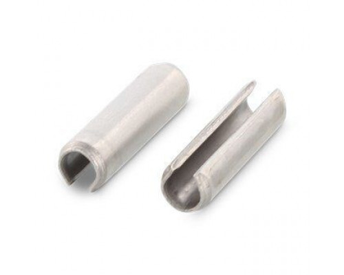 ISO 8752 AISI 301 8X80 Штифт цилиндрический пружинный, разрезной, трубчатый из нержавеющей стали