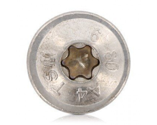 7,5X100/45 TX30 Art. 9001 A4 Болты нержавеющие с цилиндрической головкой ETA-15/0514 7,5X100/45 TX30 Art. 9001 A4 Болты нержавеющие с цилиндрической головкой ETA-15/0514