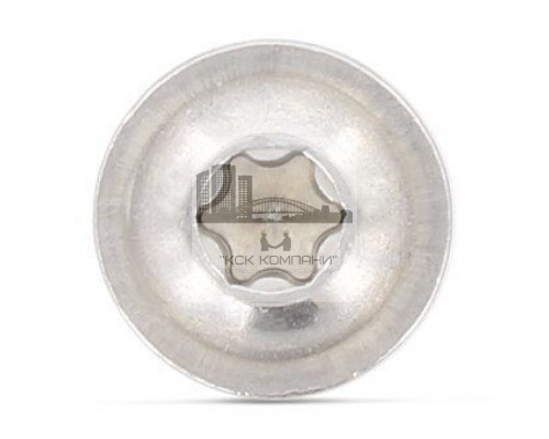 ISO 7380-2 A2 M 5X14/14 TX25 Винт нержавеющий с полукруглой головой, фланцем и звездообразным шлицем TX (Torx)