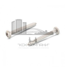 DIN 7981 A2 C 4,2X9,5 Z Винт самонарезающий с полукруглой головой с крестообразным шлицем PZ (Pozidrive) нержавеющий, форма С - острый конец