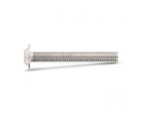 ISO 7380-2 A2 M 12X45/45 Винт нержавеющий с полукруглой головой, фланцем и внутренним шестигранником