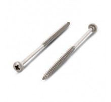 Art. 9048 A2 6,0X130/70 Z Саморез универсальный с полукруглой головой и шлицем PZ нержавеющий