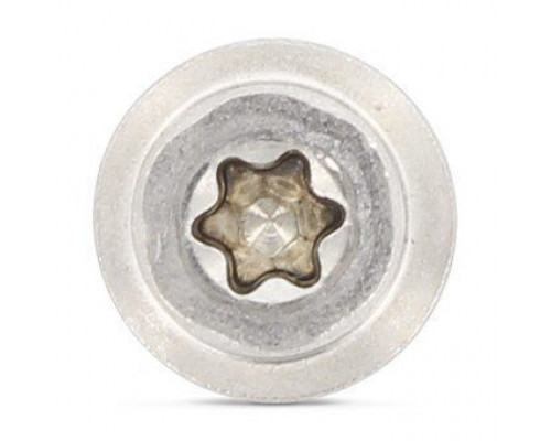 Art. 14579 A2 M 8X16/16 TX40 Винт нержавеющий с цилиндрической головой, с фланцем и насечками под шляпкой, с звездообразныv шлицем TX (Torx)