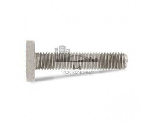 M 8X60 Art. 9097 A2 Болт нержавеющий для крепления профиля, тип 28/1, исполнение 1 - без подголовка 28/15 с Т-образной головкой