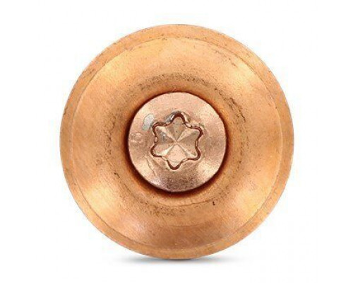 Art. 9288 A2-Cu 4,5X65 TX25 Шуруп по дереву с полупотайной головой с закрепленной EPDM-шайбой (20 мм), шлиц TX