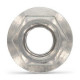 DIN 6923 М5 SW8 A4 Гайка нержавеющая, шестигранная, фланцевая без зазубрин