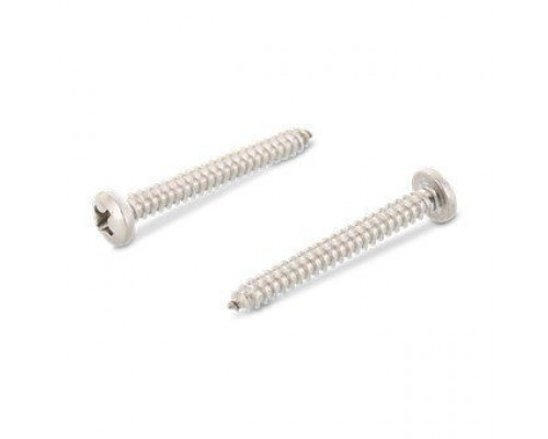 DIN 7981 A2 C 2,2X6,5 H Винт самонарезающий с полукруглой головой с крестообразным шлицем PH (Phillips) нержавеющий, форма С - острый конец  купить в Москве