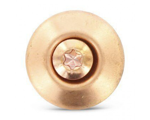 Art. 9088 A2-Cu 4,5X50 TX20 Шуруп по дереву с полупотайной головой с незакрепленной EPDM-шайбой (20 мм), шлиц TX