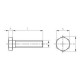 M12X1,5X45 DIN 961 A2 Болт с мелкой резьбой и шестигранной головой