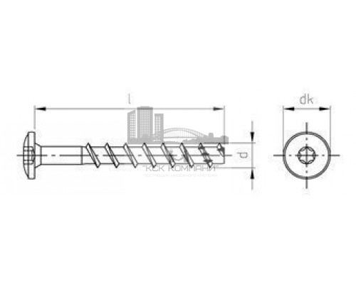 7,5X60/5 TX30 Art. 9001 A4 Болты нержавеющие с цилиндрической головкой ETA-15/0514  купить в Москве