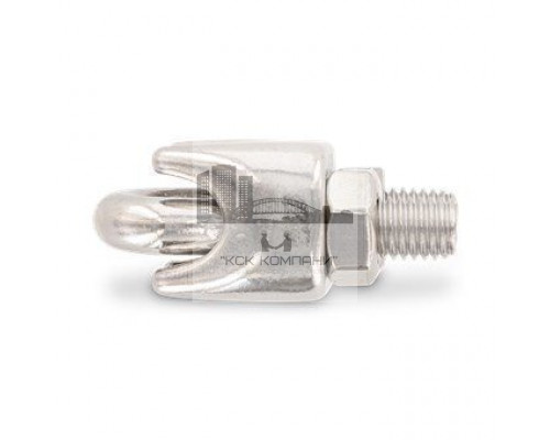 DIN 741 A4 16 Зажим для каната нержавеющий (аналог DIN 741)  купить в Москве