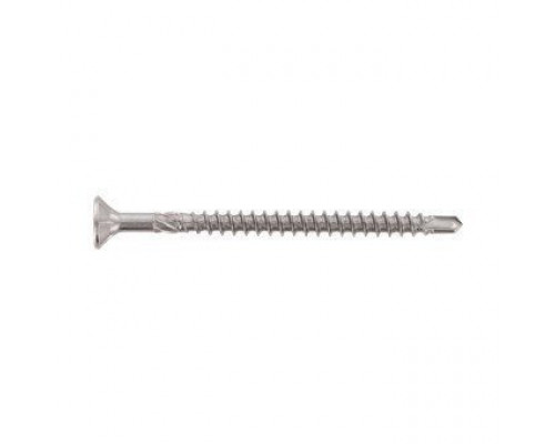 Art. 9246 AISI 410 5,0X50/30 TX25 Шуруп самосверлящий самозенкующий с потайной головой со второй фиксирующей резьбой и звездообразным шлицем TX (Torx) нержа