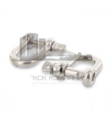 Art. 9076 A4 4 Скоба такелажная с резьбовым штырем нержавеющая