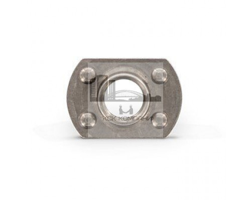 Art. 9060 A2 M 10 d 26 / h 10,5 Гайка нержавеющая с плоским фланцем форма B, приварная с 4 точками сварки