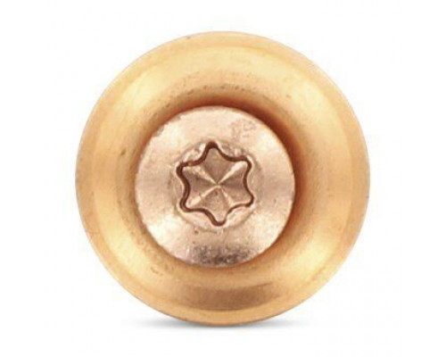 Art. 9087 A2-Cu 4,5X55 TX20 Шуруп c полупотайной головой и двухсоставной шайбой, звездообразный шлиц TX (TORX), с фиксированной EPDM прокладкой (15 мм), нержаве