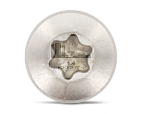 DIN 7500 A2 CE M5X16 TX25 Винт резьбовыдавливающий с цилиндрической головой со сферой тип C, шлиц TX