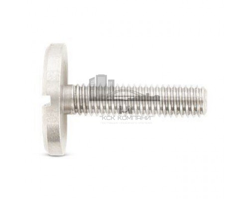 DIN 921 AISI 303 M 3X8 Винт нержавеющий с увеличенной цилиндрической плоской головой и прямым шлицем