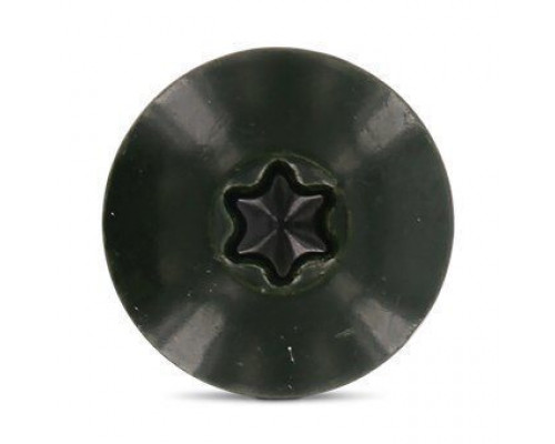 Art. 9086 A2 4,8X25 TX20 - RAL 6009 Саморез с расширенной низкой полукруглой головкой, неполной резьбой и звездообразным шлицем TX