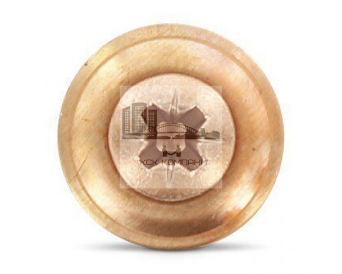 Art. 9067 A2-Cu 5,0X200 Z Шуруп по дереву с полупотайной головой с закрепленной EPDM-шайбой (15 мм), шлиц PZ  купить в Москве