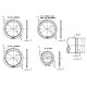DIN 471 1.4122 A 15X1,0 Стопорное наружное кольцо для вала нержавеющее
