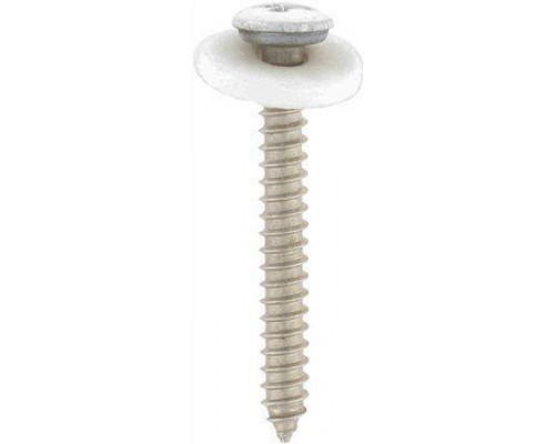 Art. 9066 A2 C 3,9X16 Z Саморез окрашенный RAL 9003 для подоконников c мелкой резьбой, шлиц PZ