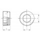 DIN 906 A4 M 30X1,5 согласно DIN 158 Пробка резьбовая с конической метрической резьбой нержавеющая с шестигранным углублением под ключ