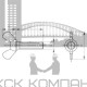Art. 316 A2 M 3X20 Винт-барашек с прямоугольными лепестками нержавеющий американский тип