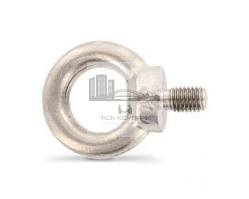 M24 DIN 580 A2 Рым-болт нержавеющий, общего назначения, кованный