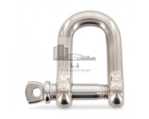 Art. 9076 A4 25 Скоба такелажная с резьбовым штырем нержавеющая  купить в Москве