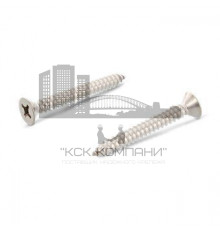 DIN 7982 A4 C 3,9X32 H Винт самонарезающий с потайной головкой с острым концом форма С и крестообразный шлицем PH (Phillips) нержавеющий