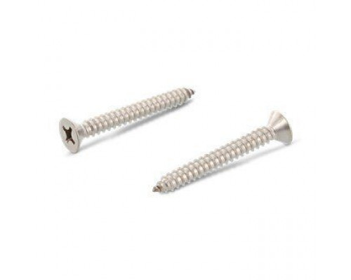 DIN 7982 A4 C 4,8X60 H Винт самонарезающий с потайной головкой с острым концом форма С и крестообразный шлицем PH (Phillips) нержавеющий  купить в Москве
