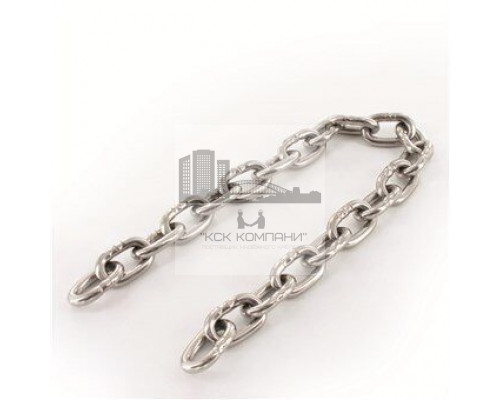 DIN 766 A4 5 X 18,5 Цепь сварная нержавеющая с короткими звеньями