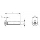 DIN 966 A4 M 2X12 Z Винт с полупотайной головой и крестообразным шлицем PZ (Pozidrive) нержавеющий