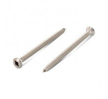 Art. 9049 A2 3,0X16 Z Саморез универсальный с полупотайной приподнятой головой и шлицем PZ нержавеющий
