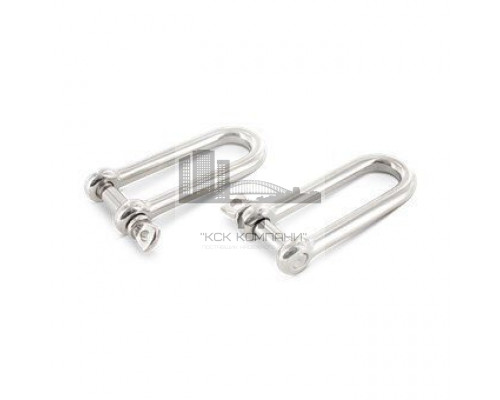 Art. 8259 A4 12 Скоба такелажная длинная D-образная нержавеющая