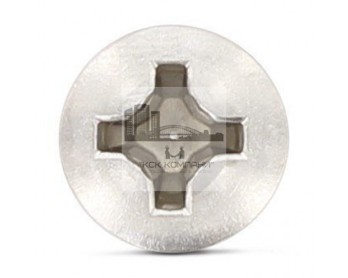 DIN 966 A2 M 3X12 H Винт с полупотайной головой и крестообразным шлицем PH (Phillips) нержавеющий