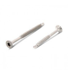 Art. 9244 AISI 410 5,0X60/36 TX25 Шуруп самосверлящий самозенкующийся с потайной головой и неполной резьбой, звездообразный шлиц TX (Torx) нержавеющий