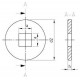 DIN 440 A4 V 11,0 Шайба тип V увеличенная для деревянных конструкций плоская