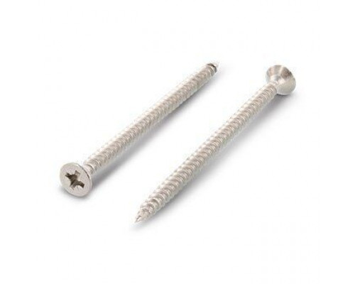 Art. 9050 A4 6,0X45 Z Саморез с потайной головой и шлицем PZ нержавеющий универсальный  купить в Москве