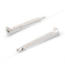 DIN 7504 A2 O 2,9X9,5 Z Саморез самонарезающий сверлоконечный с потайной головой нержавеющий с крестообразным шлицем PZ (Pozidriv), форма М