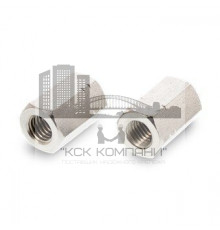 Art. 9071 М10х25 А4 Гайка соединительная нержавеющая SW17