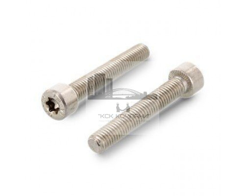 ISO 14579 A2 M 8X18 TX40 Винт нержавеющий с цилиндрической головой, зубчатой стопорной насечкой и звездообразным шлицем TX (Torx)