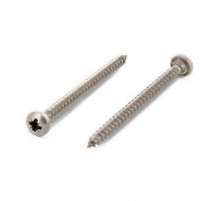 Art. 9048 A2 3,0X40 Z Саморез универсальный с полукруглой головой и шлицем PZ нержавеющий