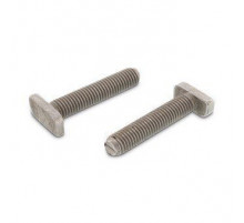 M 8X150 Art. 9097 A4 Болт нержавеющий для крепления профиля, тип 28/1, исполнение 1 - без подголовка 28/15 с Т-образной головкой