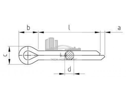 DIN 94 A2 4,0X90 Шплинт разводной нержавеющий
